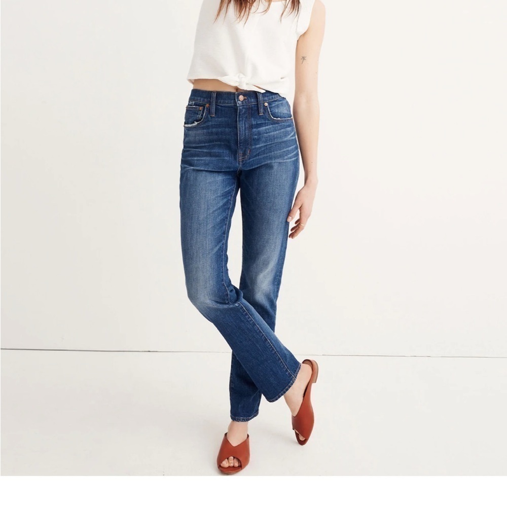 Madewell high rise slim boy jean size 26